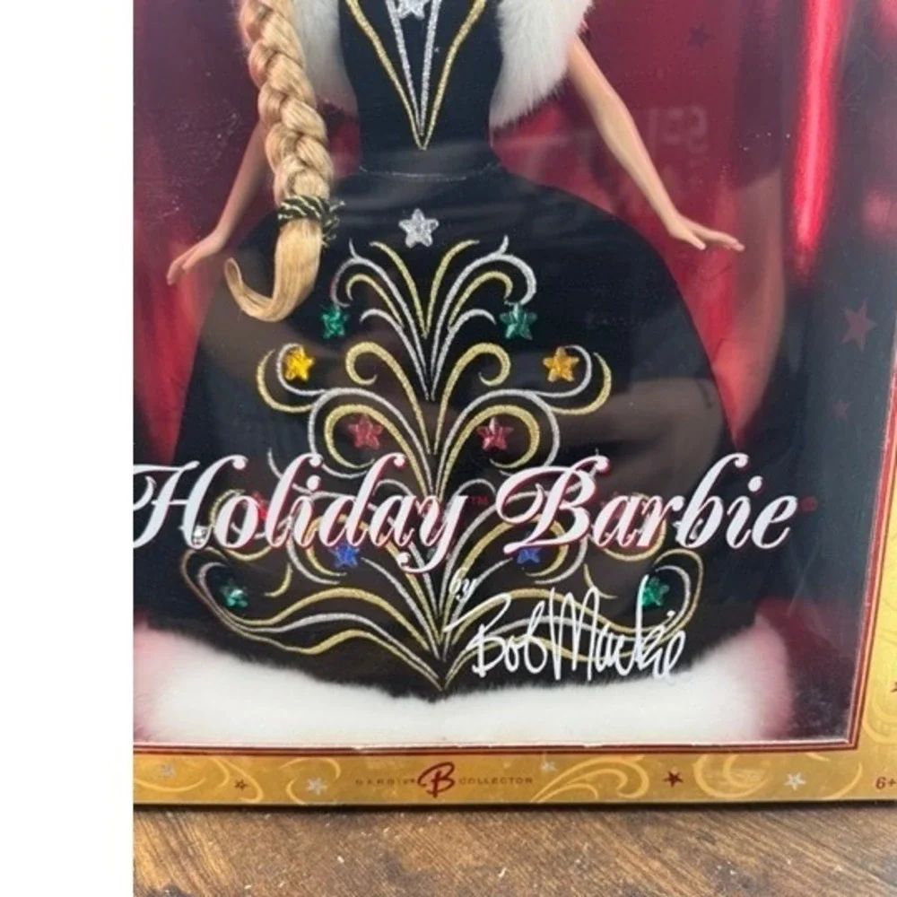 Vintage NEW Mattel 2006 Holiday Barbie Bob Mackie Black Gown Special Edition
